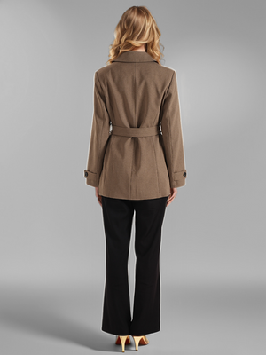 Women's Blazer Belt Jacket Spring