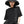 Women's Boxy Black T Shirt
