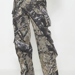 Women's camo cargo pants