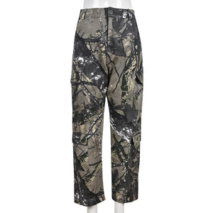 Women's camo cargo pants