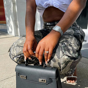 Women's camo cargo pants