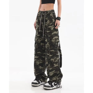Camo cargo jogger pants