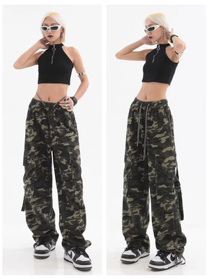 Womens Camo Pants Cargo