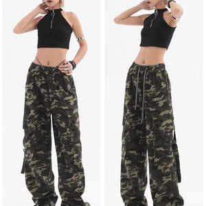 Camo cargo jogger pants