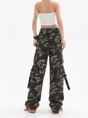 Womens Camo Pants Cargo