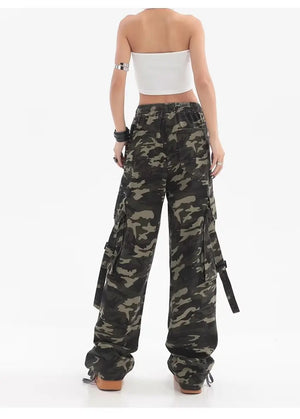 Womens Camo Pants Cargo