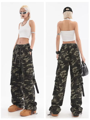 Camo cargo jogger pants