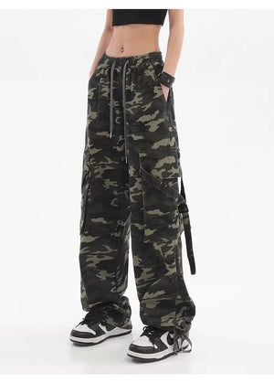 Camo cargo jogger pants