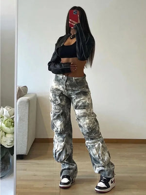 Women's Camouflage Cargo Pants