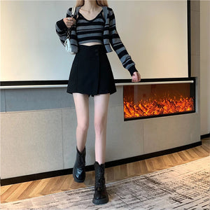 Womens Cargo Mini Skirt