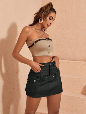 Women's Cargo Skirt With Pockets