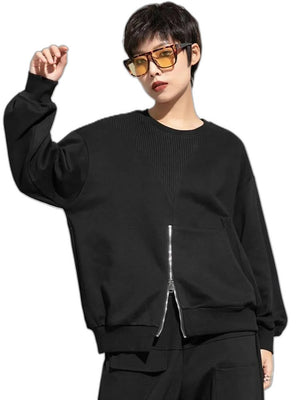 Womens Crew Neck Sweatshirts - product view on white background