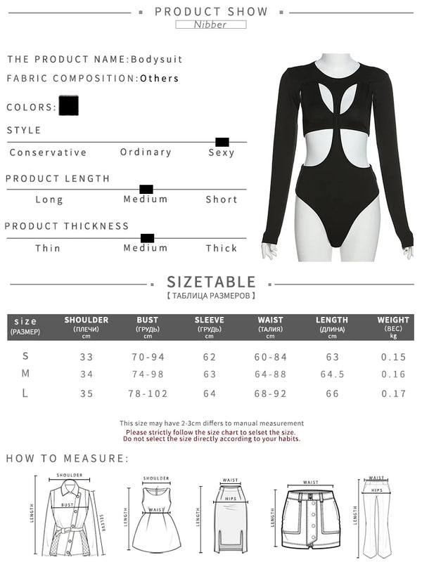 Women's Cut Out Bodysuit