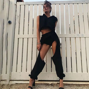 Women's Cut Out Pants