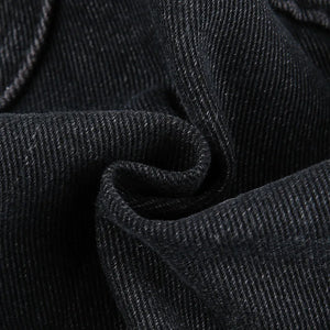 Womens Denim Cargo Skirt