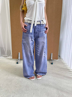 Women's Do Old Loose Jeans Y2K