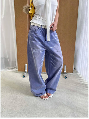 Women's Do Old Loose Jeans Y2K