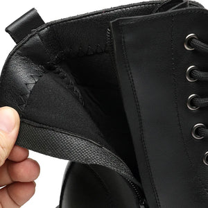 Women's Lace Up Ankle Boots Black