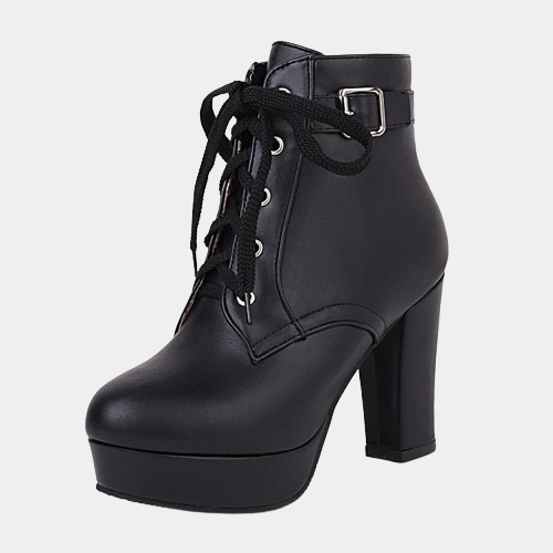 Tu black shop ankle boots