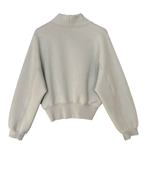 Womens Mock Neck Sweatshirt