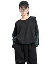 Women's Oversized Black T Shirt