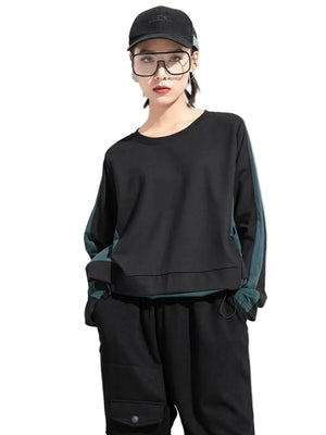 Women's Oversized Black T Shirt