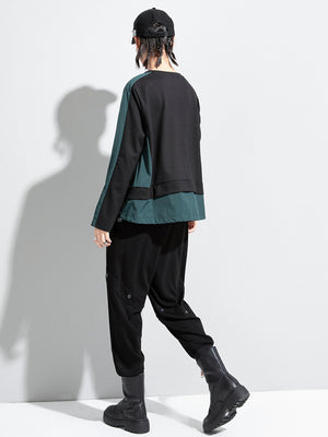 Women's Oversized Black T Shirt