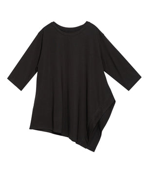 Women's Oversized Casual Black T-shirts
