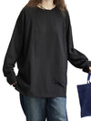 Women's Plain Black T Shirt