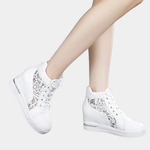Women's Platform Sneakers White