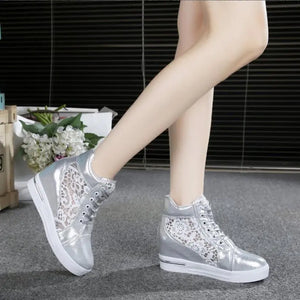 Women's Platform Sneakers White