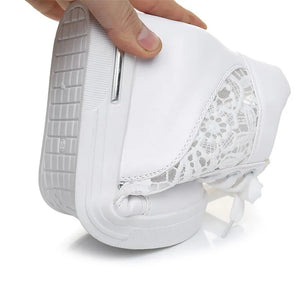 Women's Platform Sneakers White