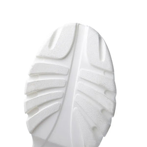 Womens Platform White Sneakers