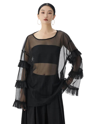 Women's Plus Size Black T Shirt