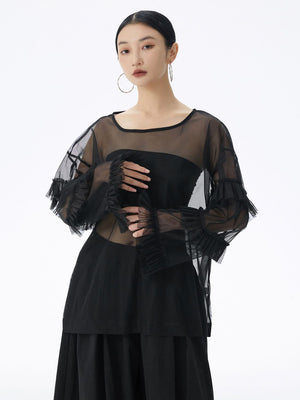 Women's Plus Size Black T Shirt