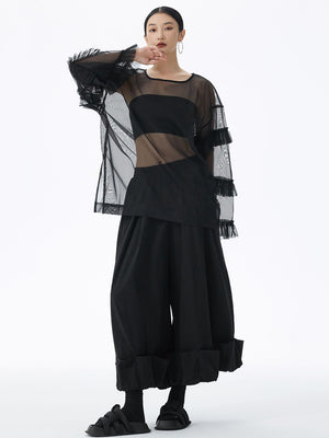 Women's Plus Size Black T Shirt