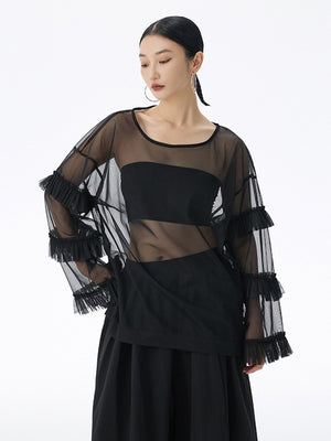 Women's Plus Size Black T Shirt