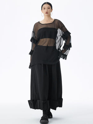 Women's Plus Size Black T Shirt