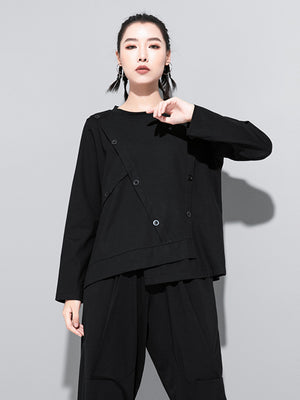 Women's Plus Size Black T Shirts