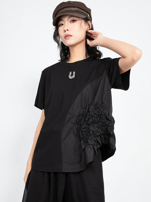 Women's Round Neck Short Sleeve T Shirt