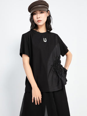 Women's Round Neck Short Sleeve T Shirt