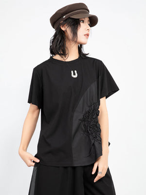 Women's Round Neck Short Sleeve T Shirt