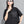 Women's Short Sleeve Black T Shirt