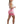 Womens Shorts Booty Pink - product view on white background