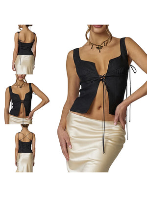 Women's Sleeveless Crop Top