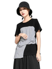 Camisetas de mujer negras y grises