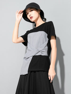 Women's T Shirts Black and Gray