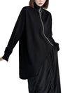 Women's Turtleneck Black T-shirts