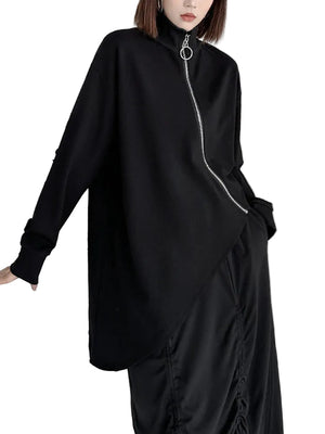 Women's Turtleneck Black T-shirts