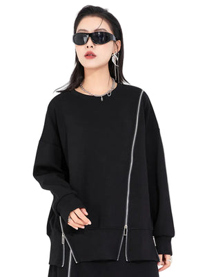 Womens Zippered Sweatshirts